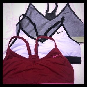 NIKE sports bras!!